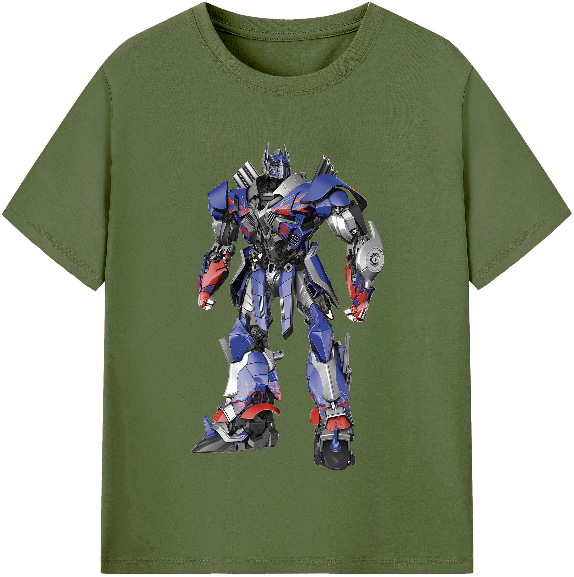 （画像用） Transformers トランスフォーマー 綿100％半袖Tシャツ（フロントプリント）